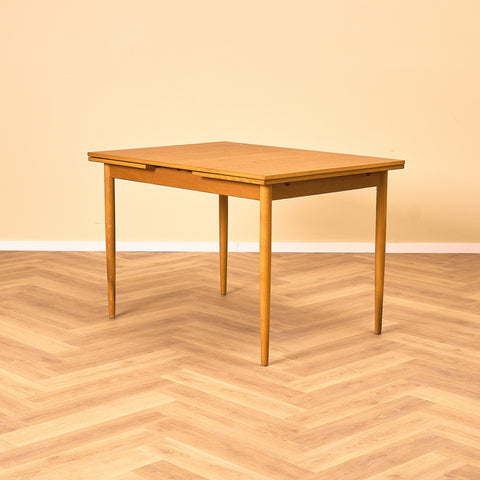Swedish dining table in teak by Edsbyverken