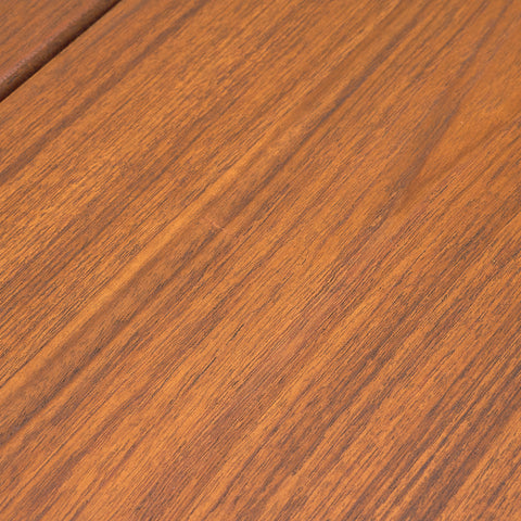 Danish rectangular dining table in teak and oak