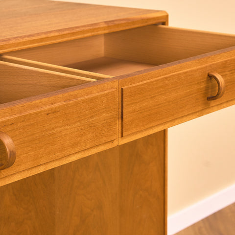 Swedish sideboard in walnut by Bertil Fridhagen for Bodafors, model 'Fasett'