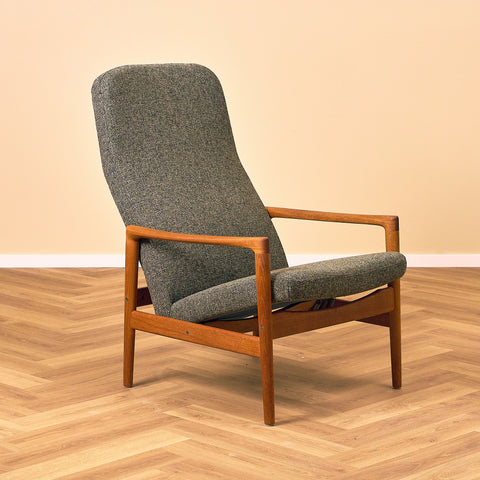 Swedish armchair in teak by DUX