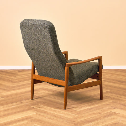 Swedish armchair in teak by DUX