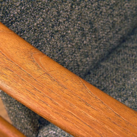 Swedish armchair in teak by DUX