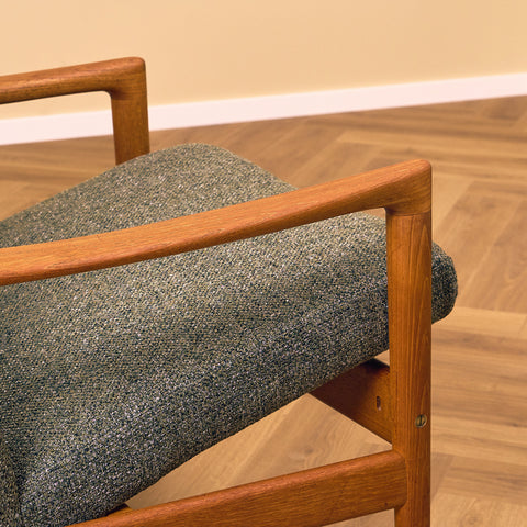 Swedish armchair in teak by DUX