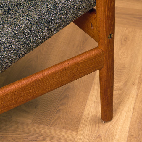 Swedish armchair in teak by DUX