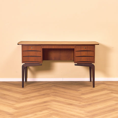 Danish writing desk in teak