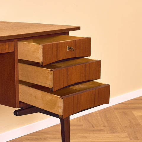 Danish writing desk in teak