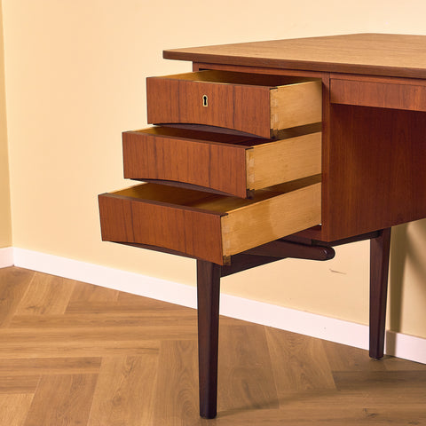Danish writing desk in teak