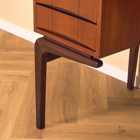 Danish writing desk in teak