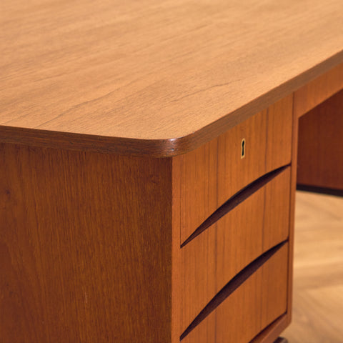Danish writing desk in teak