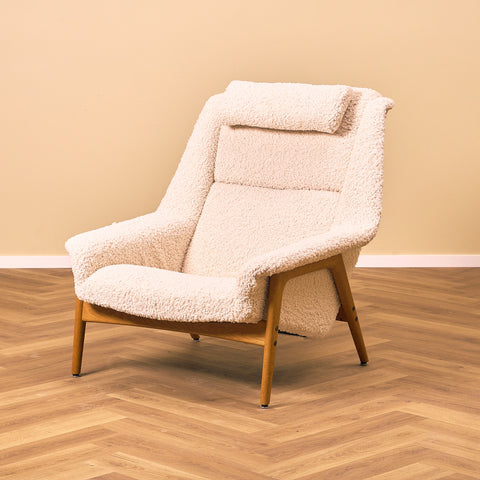 Swedish armchair in oak, model "Profil", by Folke Ohlsson for DUX