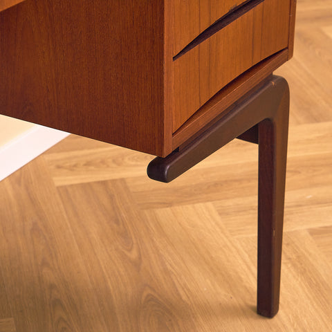 Danish writing desk in teak
