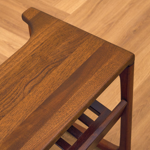 Danish side table in stained teak by Jakob Brink for BR Gelsted Møbler