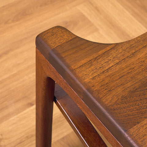 Danish side table in stained teak by Jakob Brink for BR Gelsted Møbler