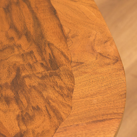 Danish side table in walnut and beech, model '252-BE', by Jørgen Aakjær Jørgesen for Mobelintarsia