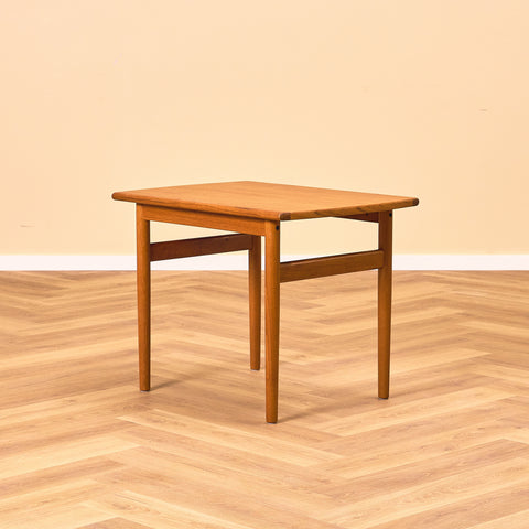 Danish side table in teak