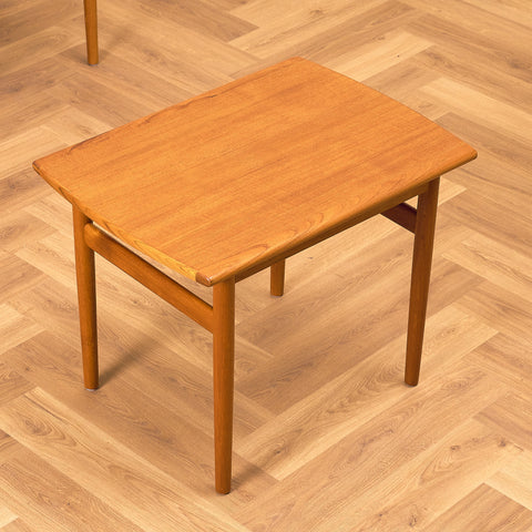 Danish side table in teak