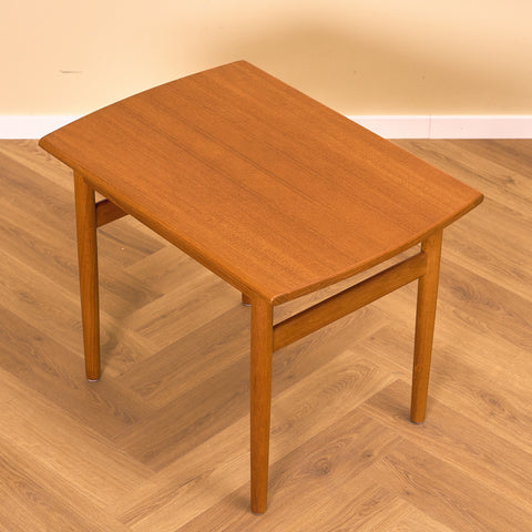 Danish side table in teak