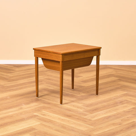 Swedish side table / coffee table in teak by Diö Möbler AB