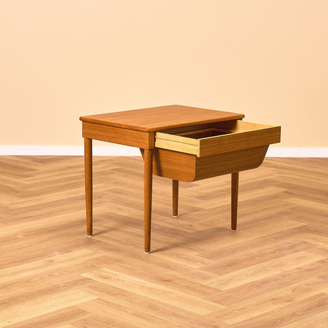Swedish side table / coffee table in teak by Diö Möbler AB