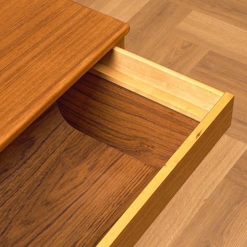 Swedish side table / coffee table in teak by Diö Möbler AB