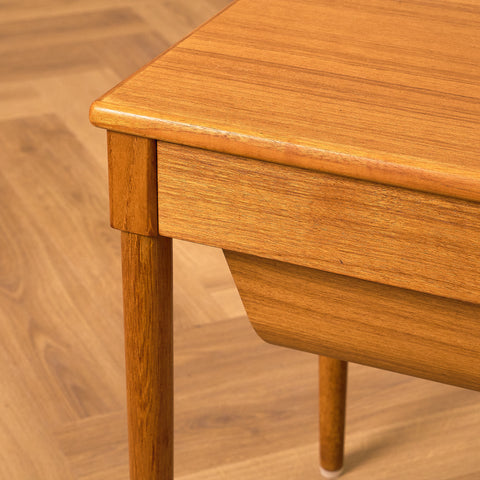 Swedish side table / coffee table in teak by Diö Möbler AB