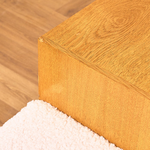Swedish hall bench in oak