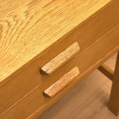 Swedish hall bench in oak