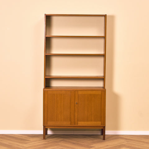 Swedish bookshelf in teak