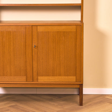 Swedish bookshelf in teak