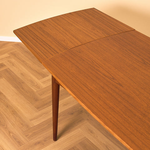 Danish rectangular dining table in teak by Uldum møbelfabrik