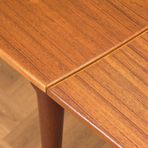 Danish rectangular dining table in teak by Uldum møbelfabrik