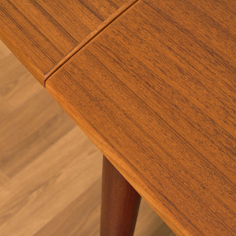 Danish rectangular dining table in teak by Uldum møbelfabrik