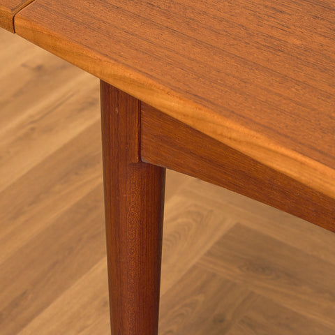 Danish rectangular dining table in teak by Uldum møbelfabrik
