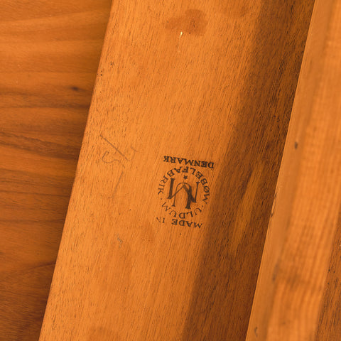 Danish rectangular dining table in teak by Uldum møbelfabrik