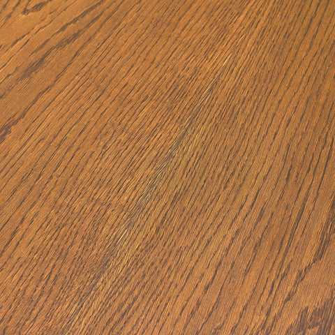 Danish dining table in stained oak