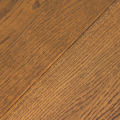 Danish dining table in stained oak