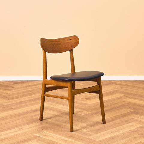 Danish dining chairs in teak & oak