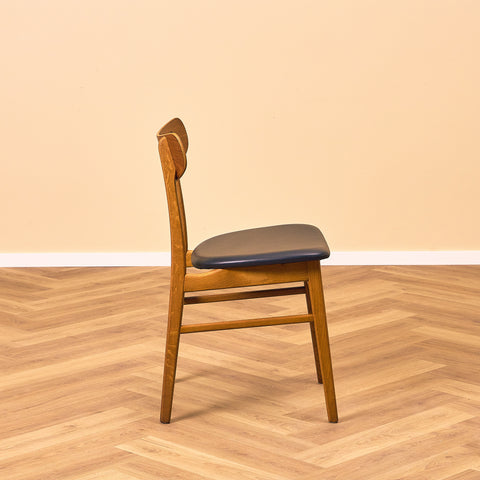 Danish dining chairs in teak & oak