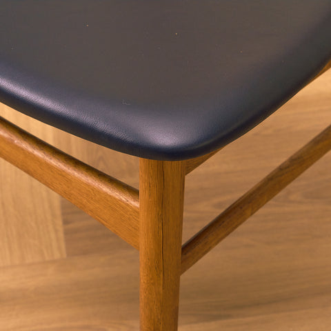 Danish dining chairs in teak & oak
