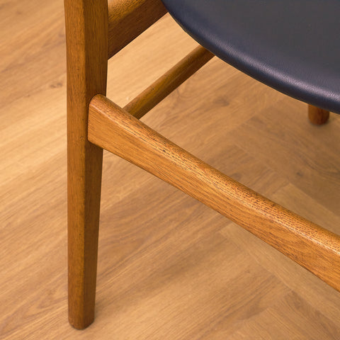 Danish dining chairs in teak & oak