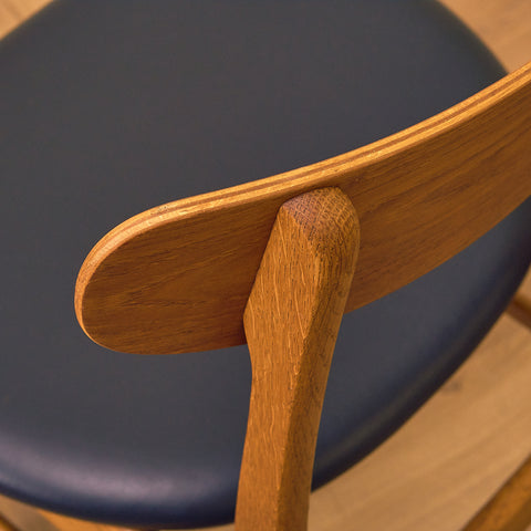 Danish dining chairs in teak & oak