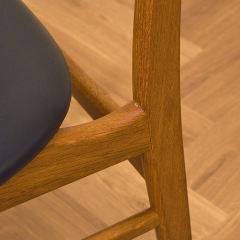 Danish dining chairs in teak & oak