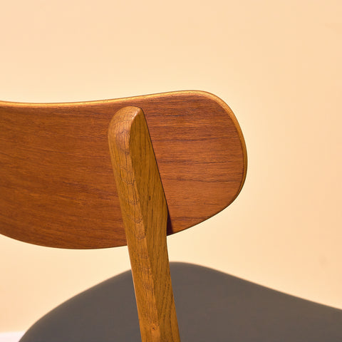 Danish dining chairs in teak & oak