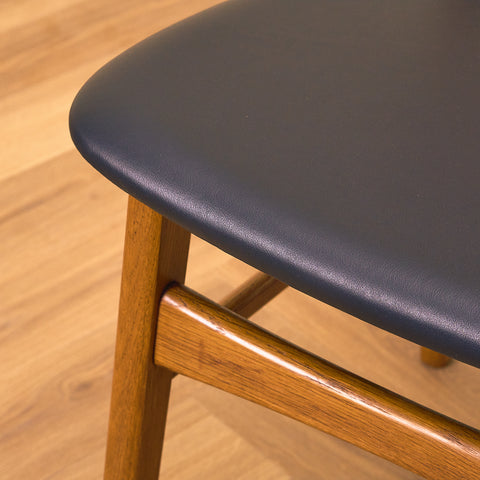 Danish dining chairs in teak & oak
