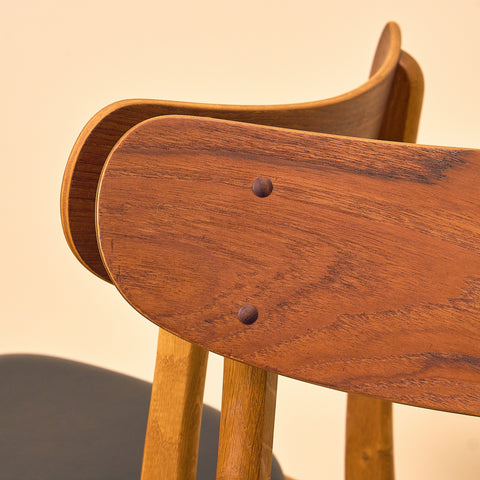 Danish dining chairs in teak & oak