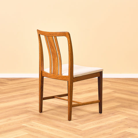 Swedish dining chairs in walnut by AB Linde Nilsson, Lammhult