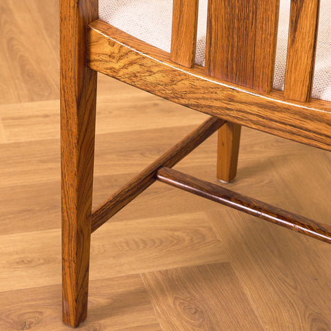 Swedish dining chairs in walnut by AB Linde Nilsson, Lammhult