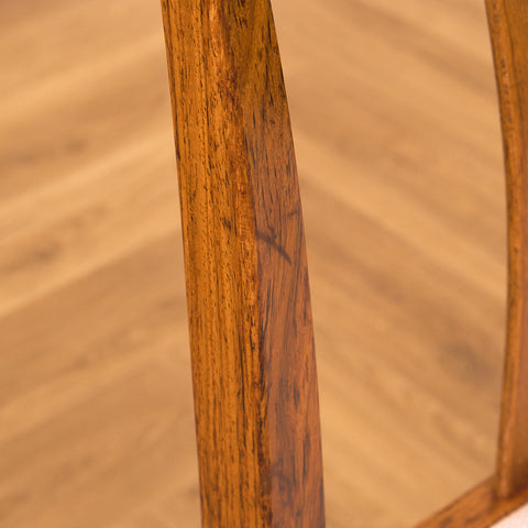 Swedish dining chairs in walnut by AB Linde Nilsson, Lammhult