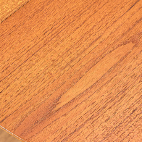 Danish round dining table in teak