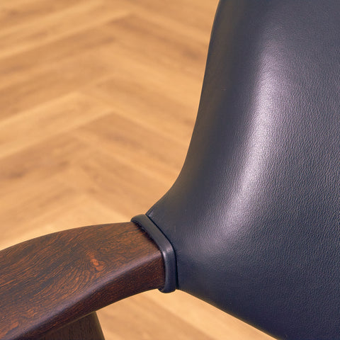 Danish dining armchairs in Santos rosewood by Erik Kirkegaard for Høng Stolefabrik
